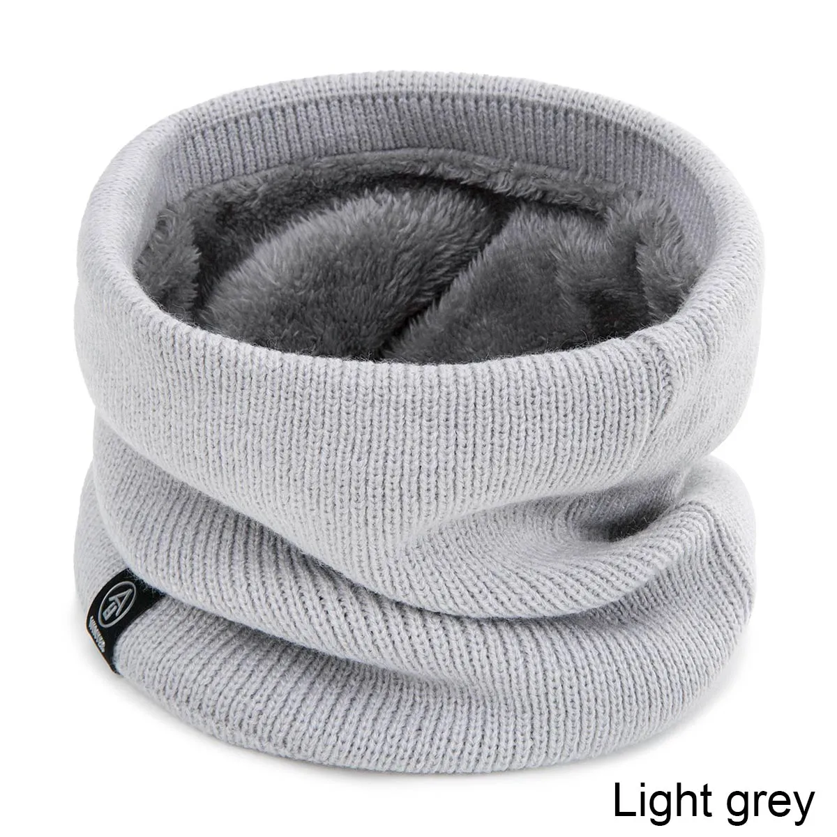 Winter Warm Scarf For Boys Girls  Children Baby Scarf Thick Wool Collar Scarves Scarf Cotton  Knitted Ring Solid Scarves