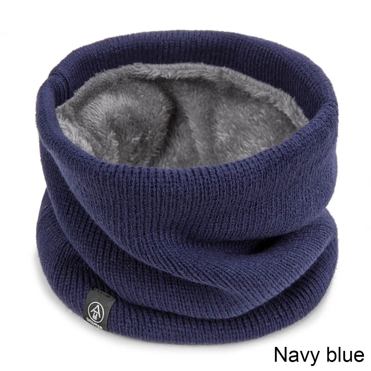 Winter Warm Scarf For Boys Girls  Children Baby Scarf Thick Wool Collar Scarves Scarf Cotton  Knitted Ring Solid Scarves