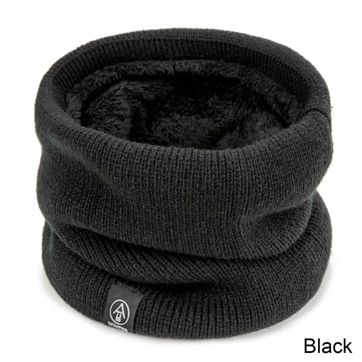 Winter Warm Scarf For Boys Girls  Children Baby Scarf Thick Wool Collar Scarves Scarf Cotton  Knitted Ring Solid Scarves