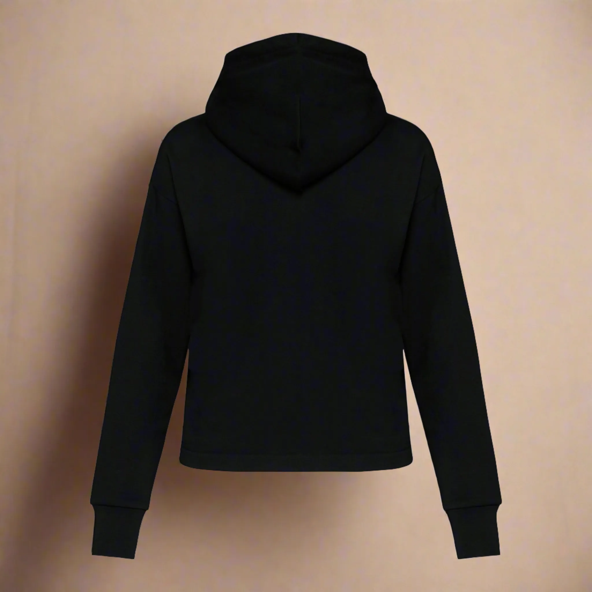 Women's Cropped Zipped Eco-Hoodie